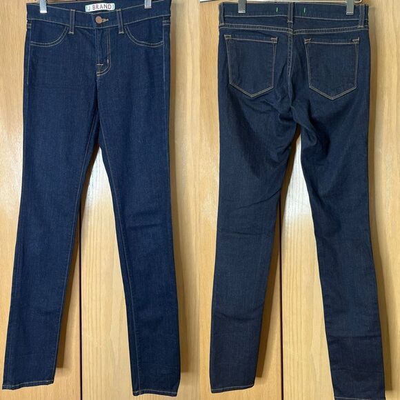 Girls J Brand Starless Super Skinny Dark Wash Skinny Jeans Sz 14 - Picture 1 of 8